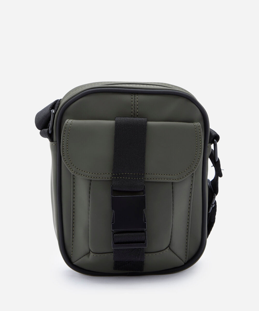 bolsa shoulder bag pu com bolso verde