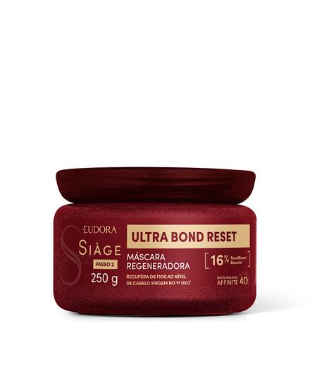 máscara capilar eudora siàge ultra bond reset regeneradora 250g 250 G