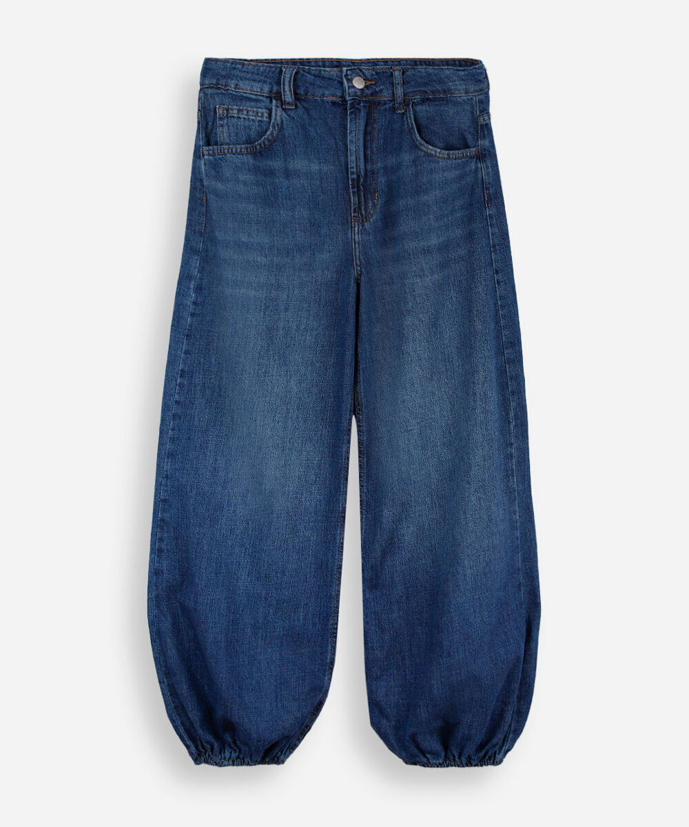 calça aladim juvenil jeans azul