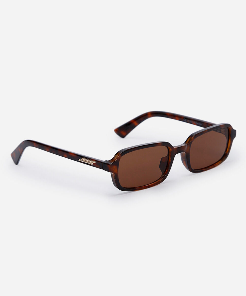 óculos de sol feminino quadrado de acetato tartaruga triton colorido