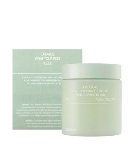 esfoliante facial celimax ji woo gae bha peeling pad com 60 unidades 125 ML