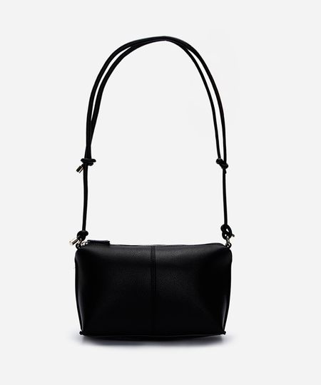bolsa crossbody alça dupla preta UNICO
