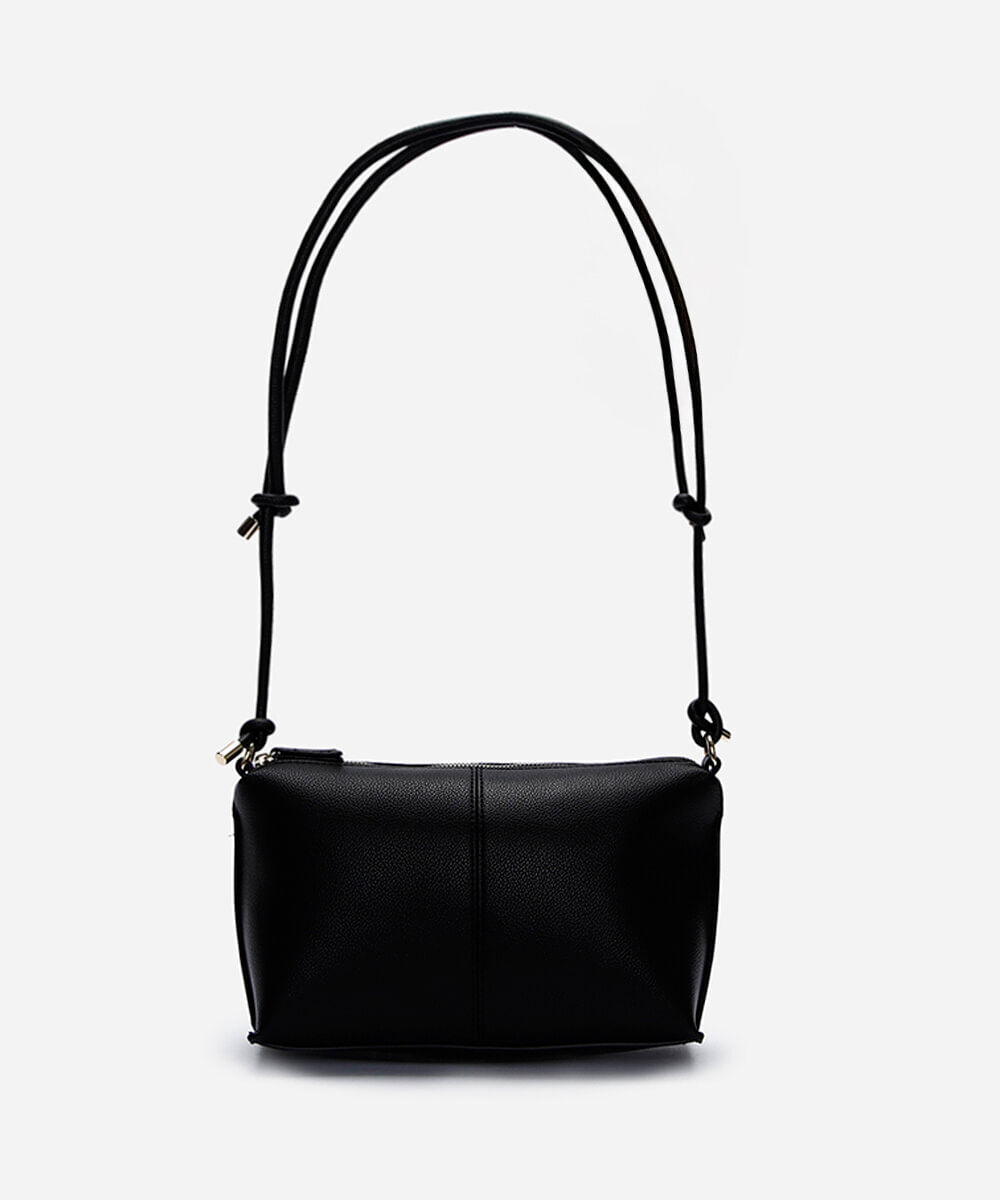 bolsa crossbody alça dupla preta
