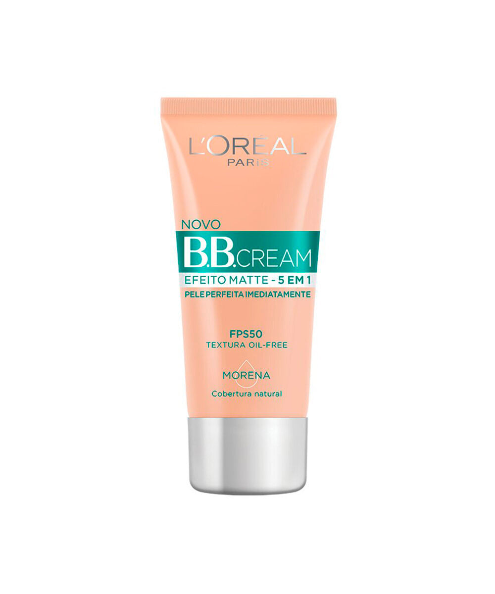 base bb cream loréal paris efeito matte cor dark fps 50 30ml
