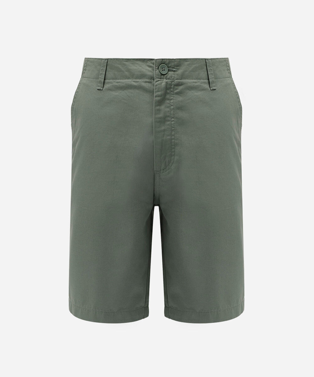 bermuda masculina reta chino verde