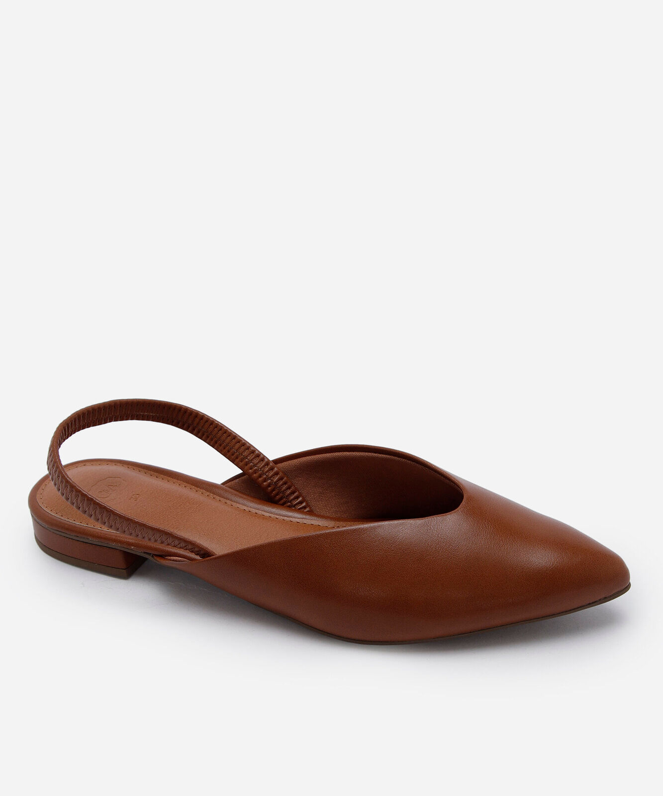 sapatilha feminina slingback oneself marrom
