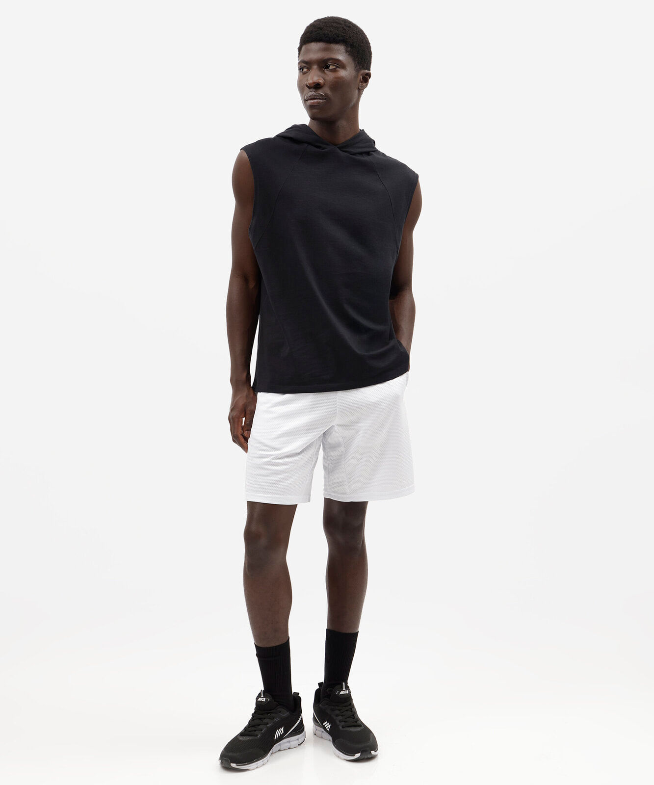 bermuda masculina texturizada branca