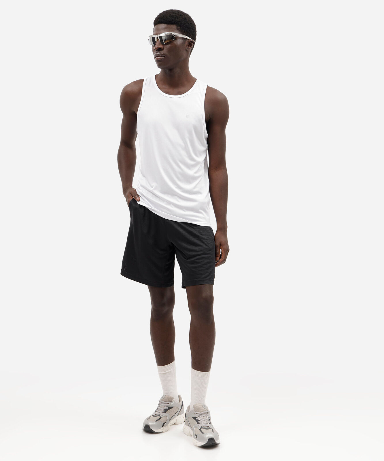 bermuda masculina texturizada preta