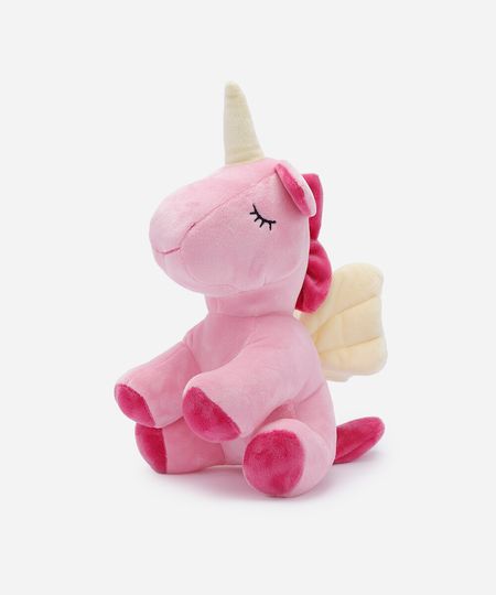 unicórnio de pelúcia infantil rosa UNICO