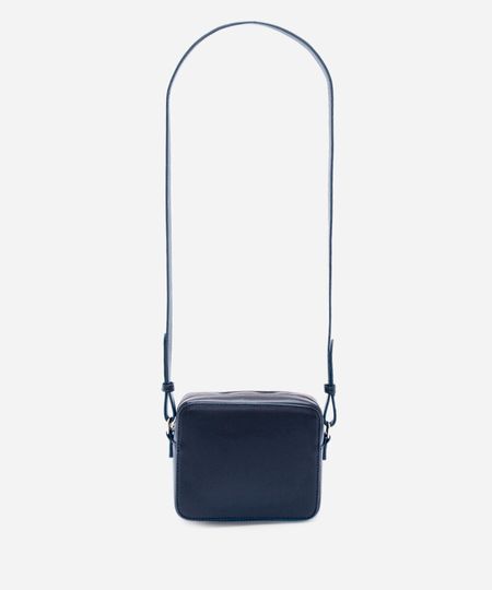 bolsa tiracolo feminina de pu azul UNICO