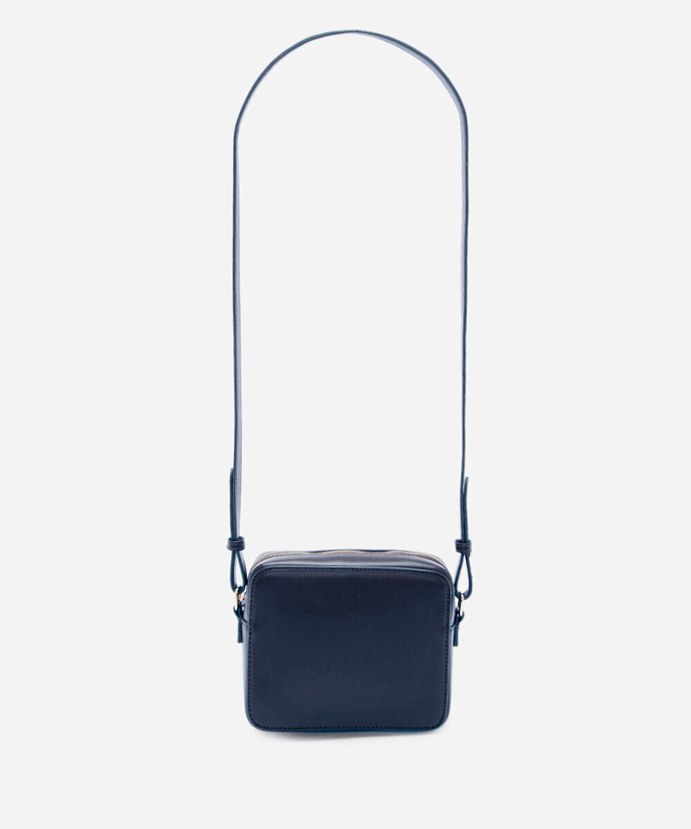 bolsa tiracolo feminina de pu azul