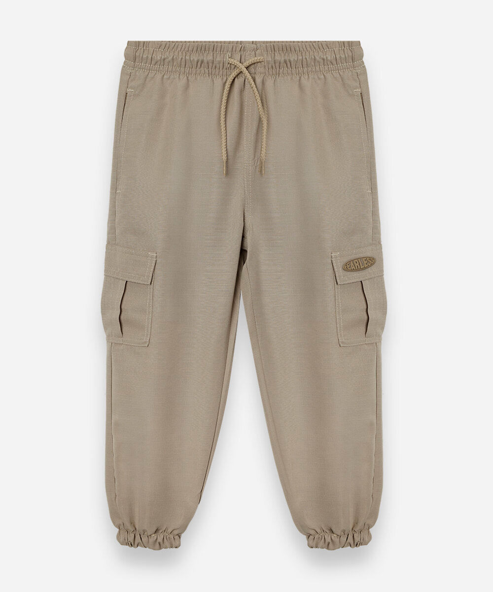 calça jogger infantil bege