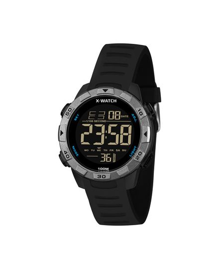 relógio masculino x watch digital xmppd810 pxpx preto UNICO