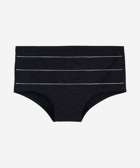 sunga tradicional masculina listrada preta M