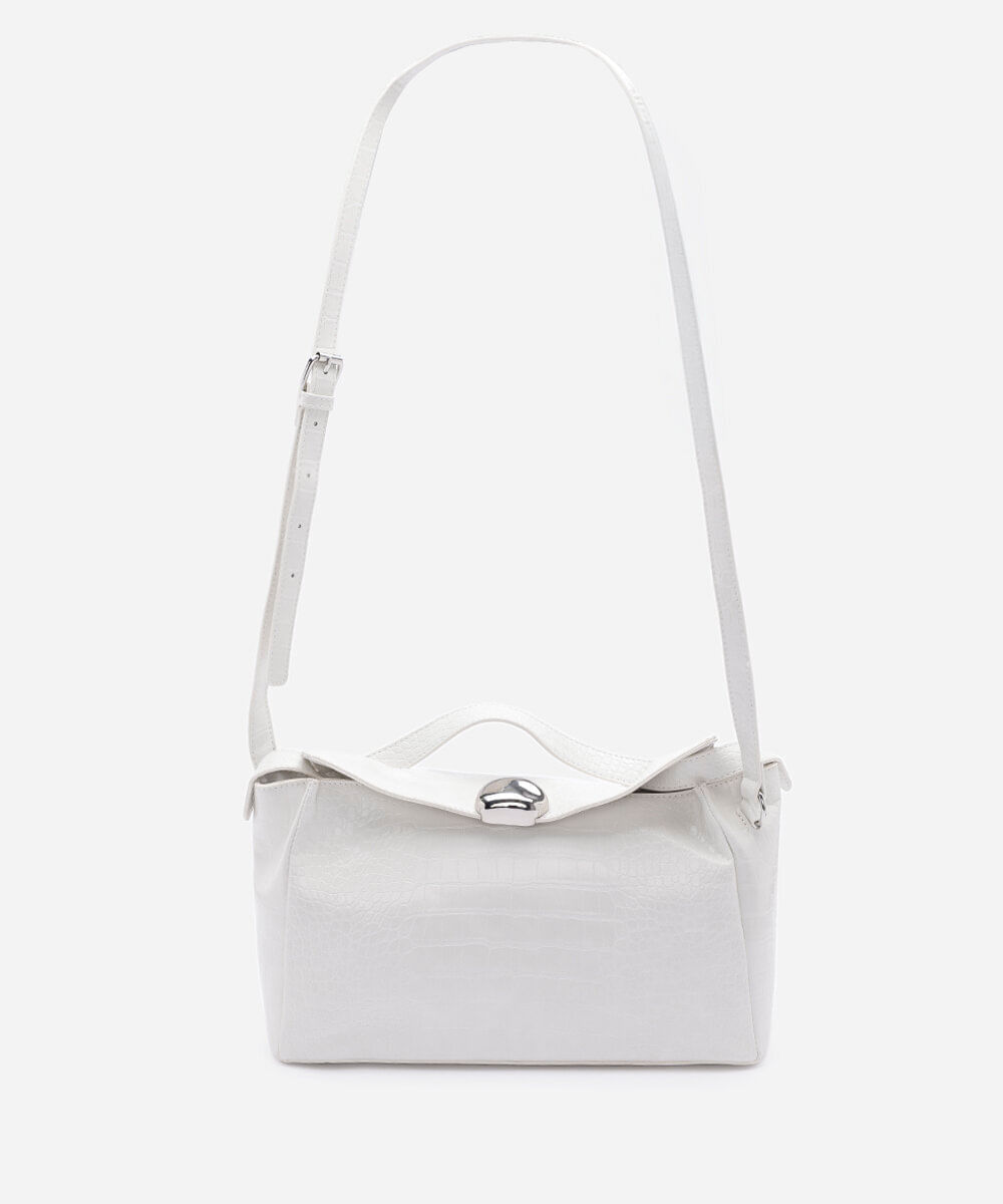 bolsa tote feminina crocro mindset off white