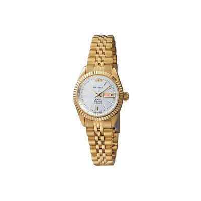 relógio masculino orient automático analógico calendário 559eb1nh b1kx dourado