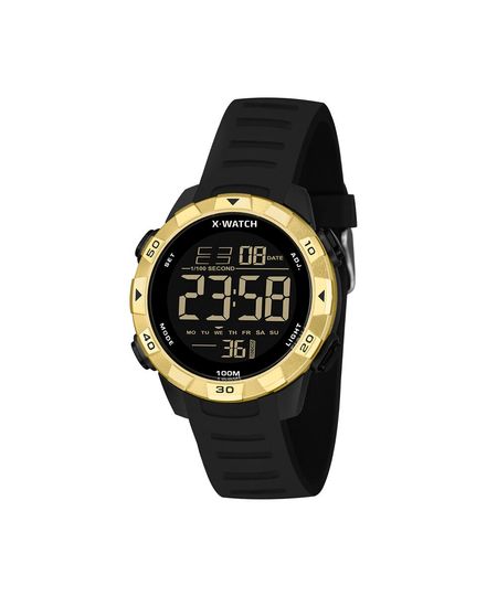 relógio masculino x watch digital xmppd809 pxpx preto UNICO