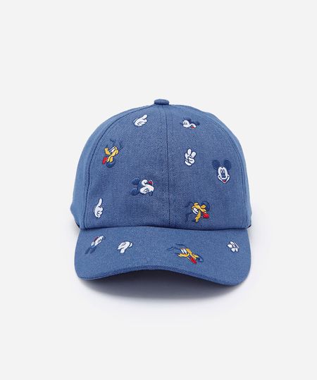 boné infantil aba curva julia faria e mickey e amigos azul UNICO