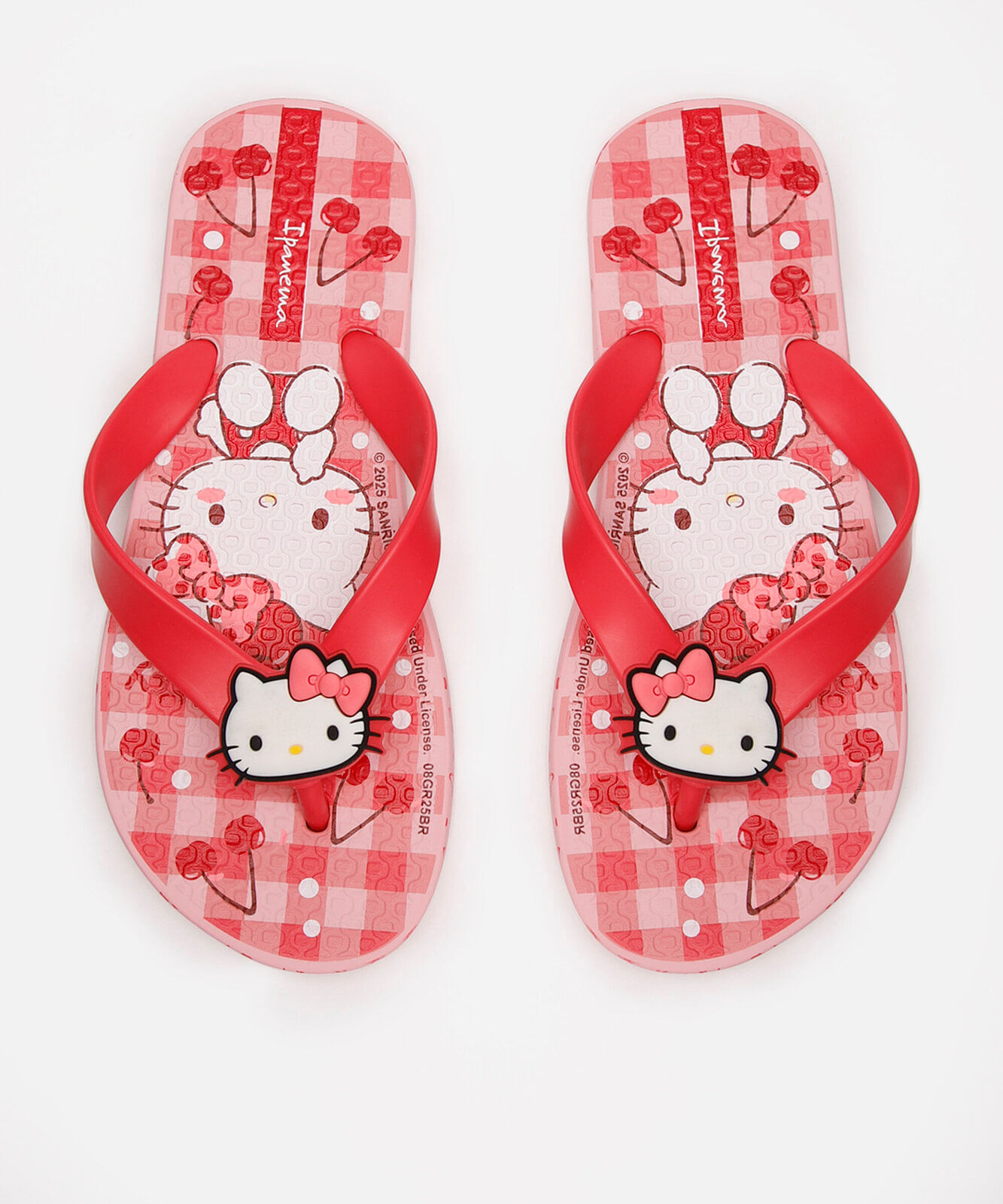 chinelo infantil hello kitty ipanema rosa