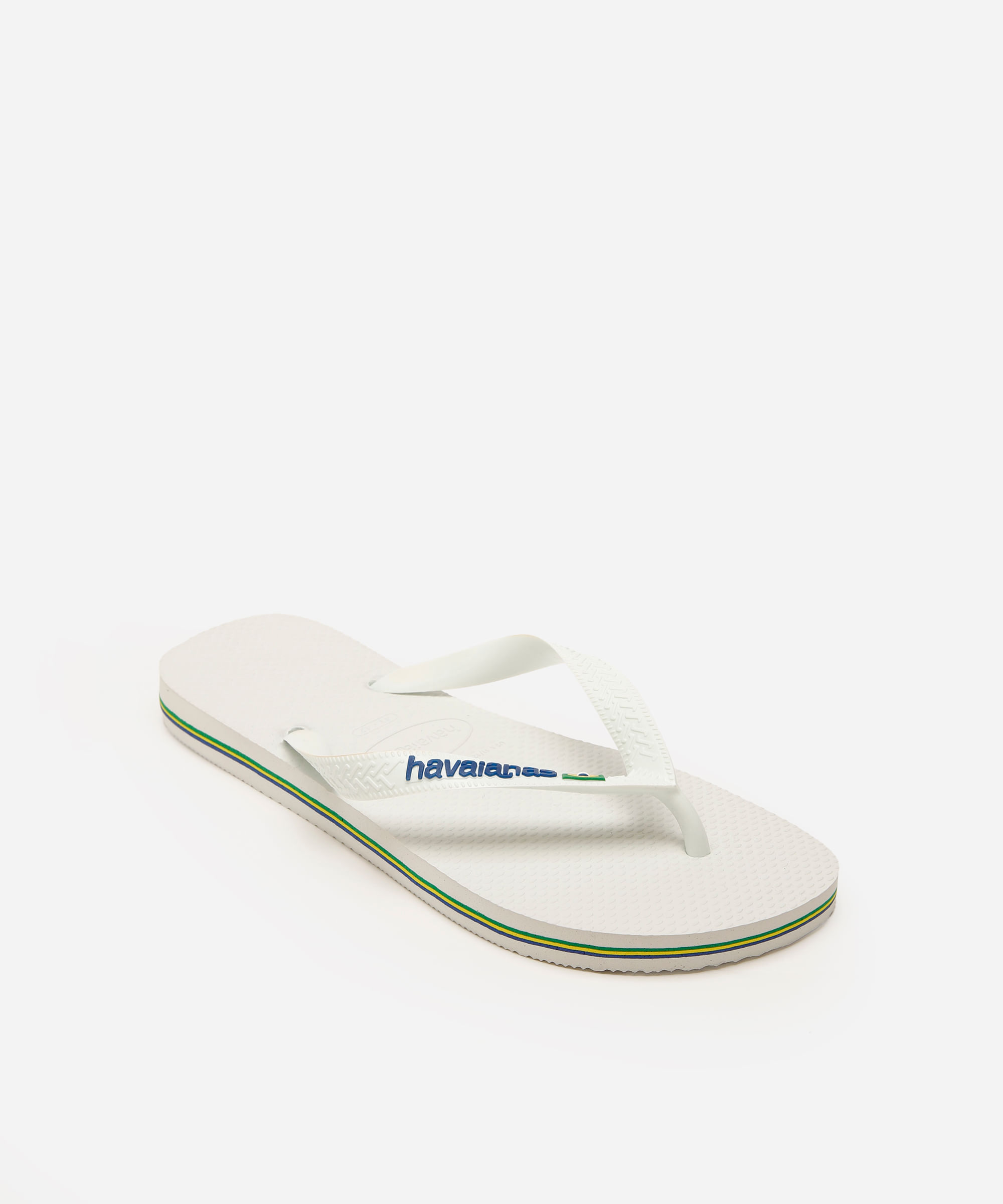 chinelo havaianas masculino brasil branco