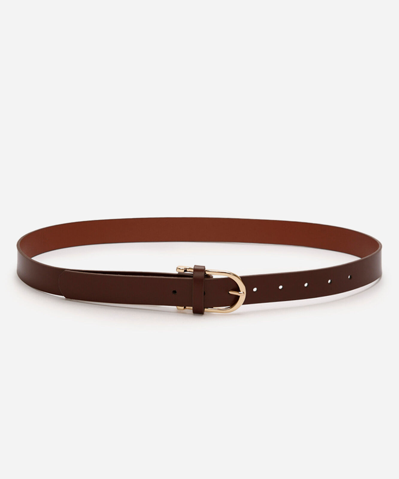 cinto feminino com fivela marrom