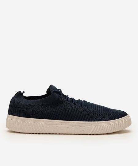 tênis masculino knit oneself - azul marinho 42