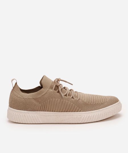 tênis masculino knit oneself - areia 38