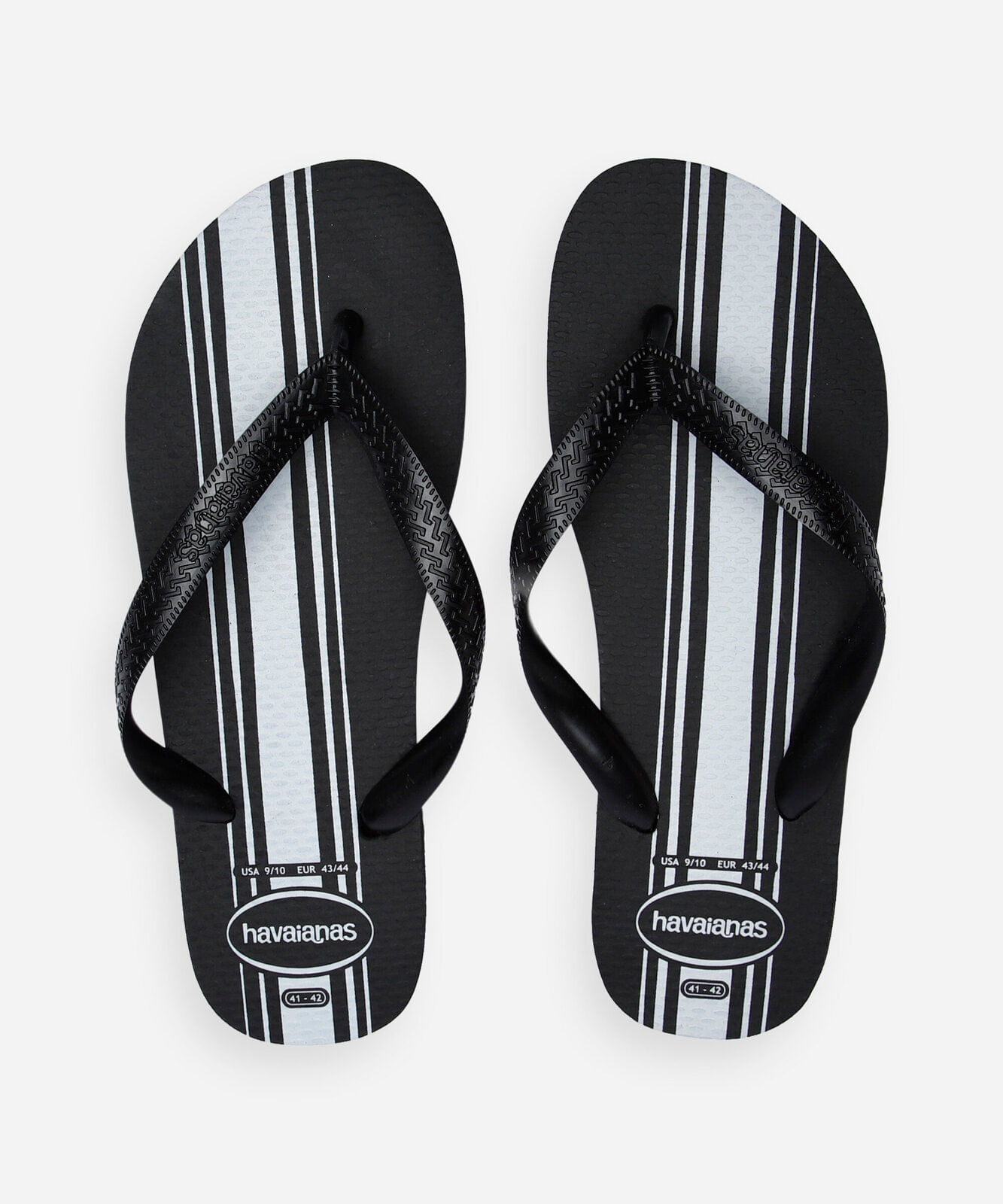 chinelo havaianas listrado preto