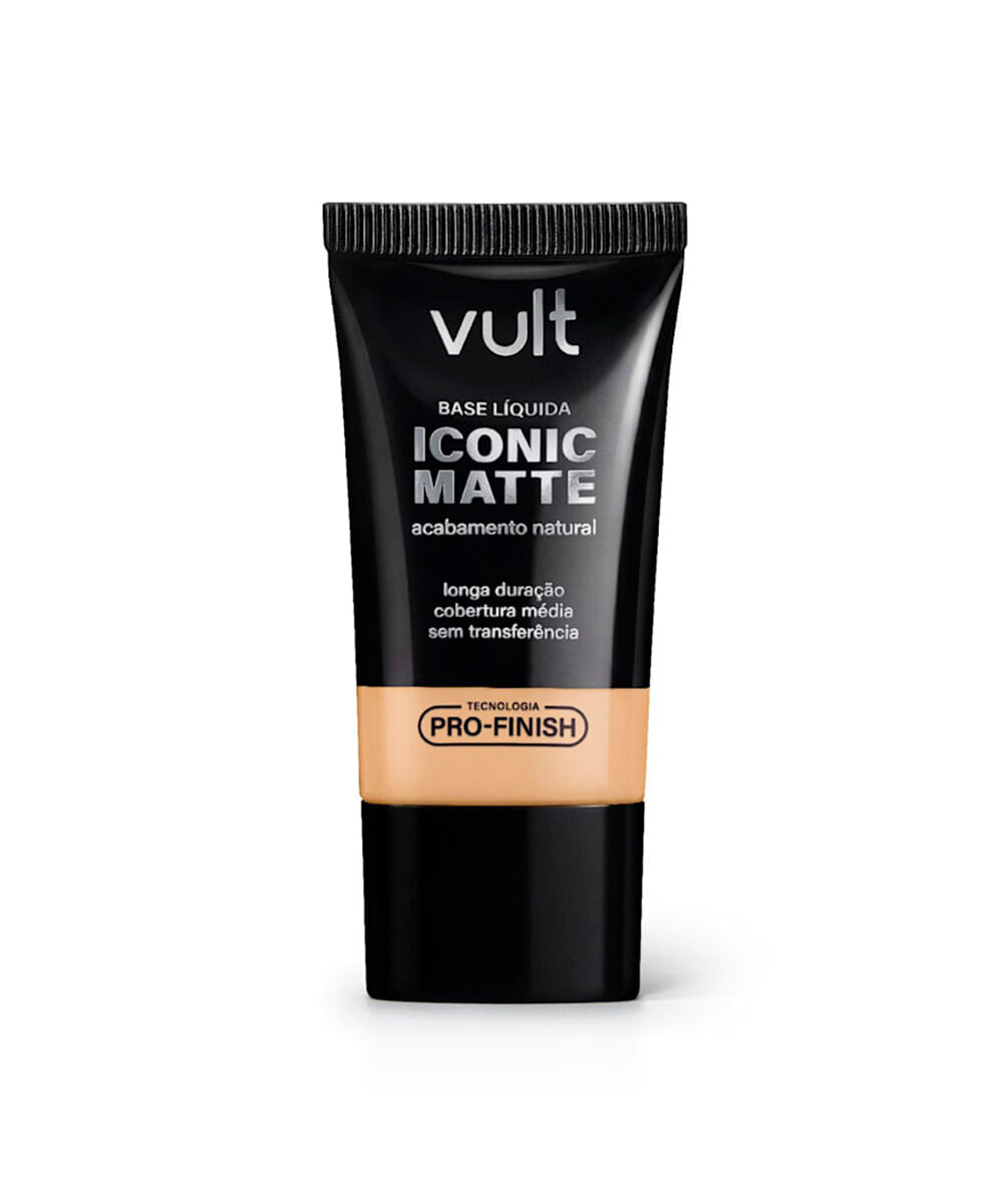 base líquida iconic matte cor 170q vult 26g
