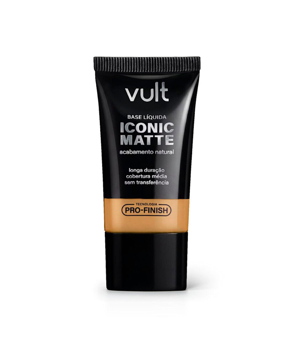 base líquida iconic matte cor 260n vult 26g