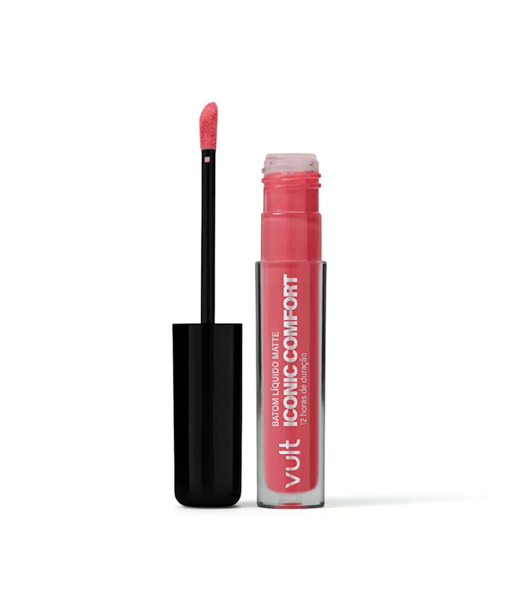 batom líquido matte iconic comfort nude esconde o jogo vult 4ml