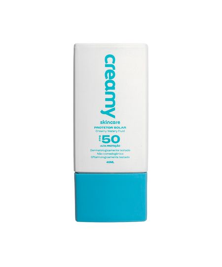 protetor solar creamy watery fluid fps 50 40ml 40 ML
