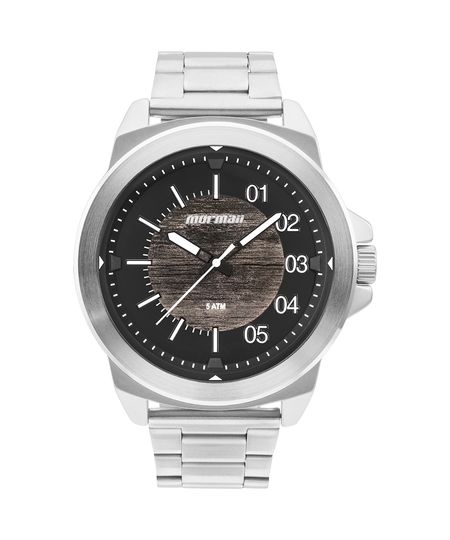 Relógio Mormaii Masculino Wood Prata MO2035JM/1M Menor preço em Relógio Mormaii Masculino Wood Prata MO2035JM/1M