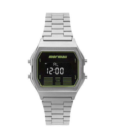Relógio Mormaii Unissex Vintage Prata - MOBJ3715B/3P Menor preço em Relógio Mormaii Unissex Vintage Prata - MOBJ3715B/3P