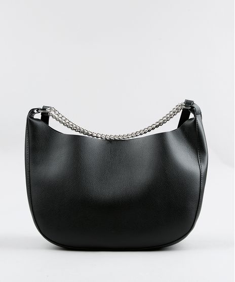 Bolsa-Hobo-Feminina-com-Correntes-Preta-9250671-Preto_1