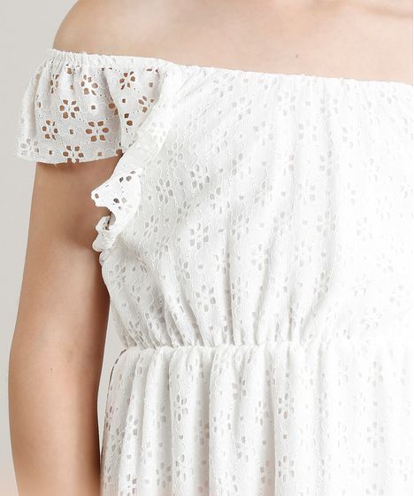 vestido infantil longo branco