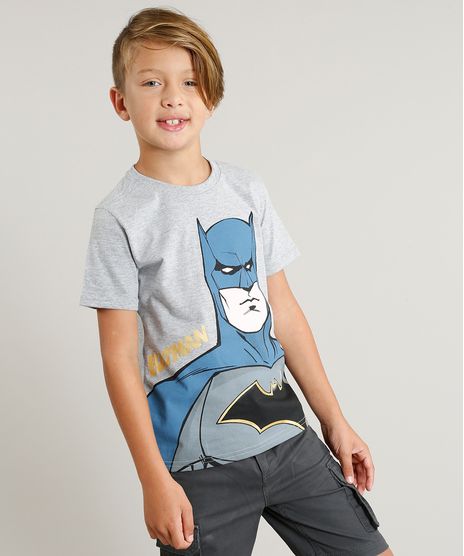 Camiseta-Infantil-Batman-Manga-Curta-Gola-Careca-Cinza-Mescla-9300760-Cinza_Mescla_1