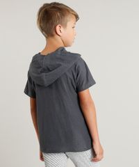 Camiseta-Infantil--Los-Angeles--com-Capuz-e-Bolso-Manga-Curta-Chumbo-9233995-Chumbo_2