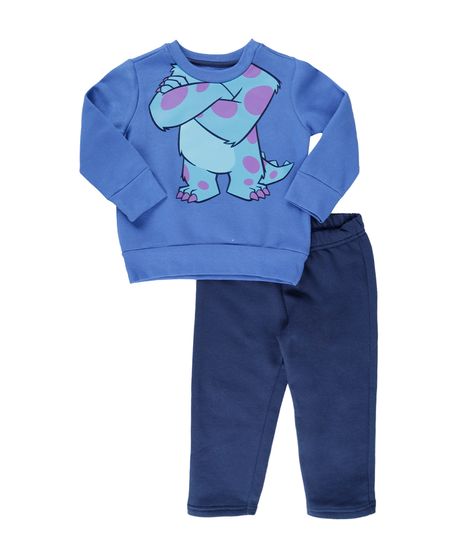Conjunto-de-Blusao---Calca-em-Moletom-Monstros-S-A-Azul-8268666-Azul_1