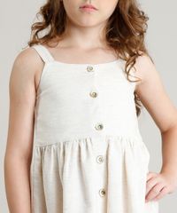 Vestido-Infantil-com-Botoes-Sem-Manga-Bege-Claro-9321236-Bege_Claro_4