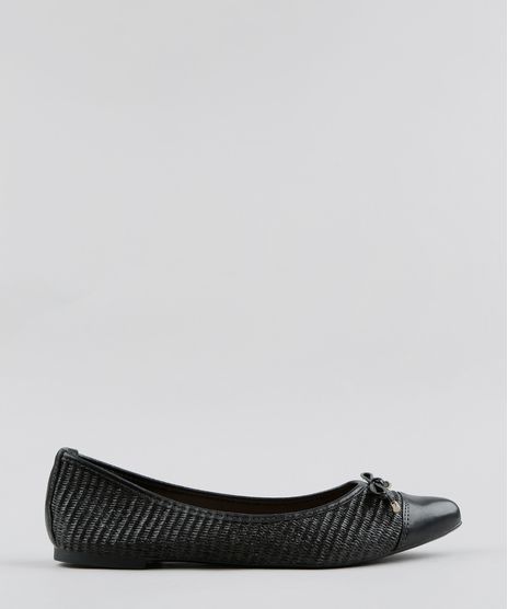 Sapatilha-Bico-Fino-Feminina-via-Uno-em-Palha-Preta-9283059-Preto_1
