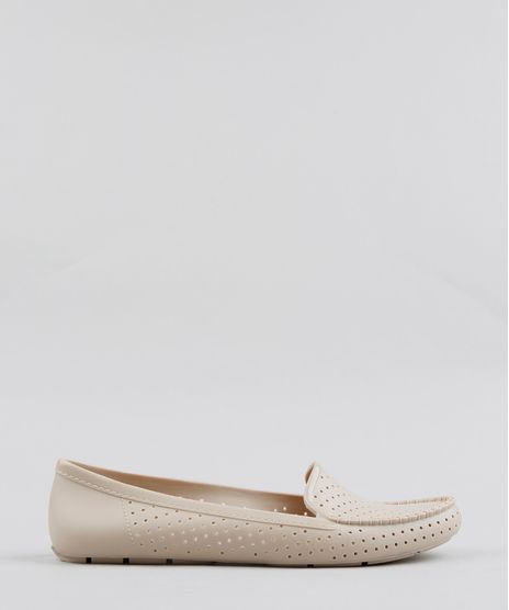 Mocassim-Feminino-Via-Uno-com-Micro-Furos-Bege-9249238-Bege_1