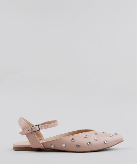 Sapatilha-Bico-Fino-Feminina-Via-Uno-com-Strass-Rose-9283015-Rose_1