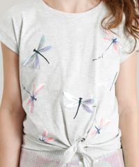 Blusa-Infantil-Libelulas-com-No-Manga-Curta-Decote-Redondo-Cinza-Mescla-Claro-9301020-Cinza_Mescla_Claro_4