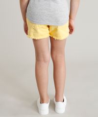 Short-Color-Infantil-Minnie-com-Bordados-Amarelo-9246792-Amarelo_2
