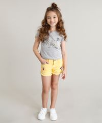 Short-Color-Infantil-Minnie-com-Bordados-Amarelo-9246792-Amarelo_3