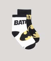Kit-de-2-Meias-Infantis-Batman-Cano-Medio-Multicor-9335062-Multicor_1