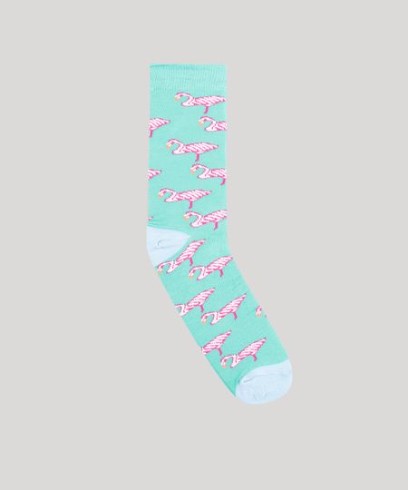 Meia-Masculina-Cano-Alto-Divertida-Flamingo-Verde-9309993-Verde_1 Meia-Masculina-Cano-Alto-Divertida-Flamingo-Verde-9309993-Verde_1