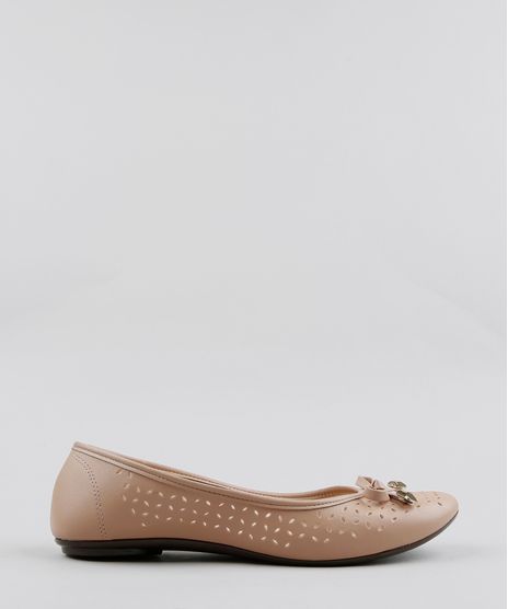 Sapatilha-Feminina-Moleca-com-Laco-e-Recortes-Bege-9330618-Bege_1