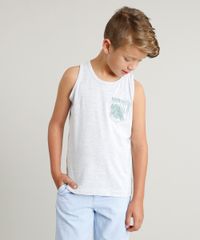 Regata-Infantil-com-Bolso-Estampado-de-Folhagem-Gola-Redonda-Cinza-Mescla-Claro-9326212-Cinza_Mescla_Claro_1